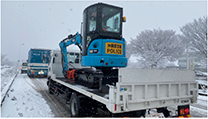積雪寒冷下での活動状況