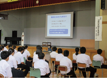 講演会「命の大切さを学ぶ教室」