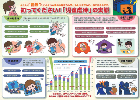 児童虐待防止広報啓発用リーフレットの写真２