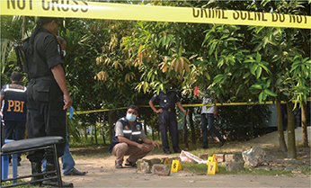 バングラデシュにおける邦人殺害事件の現場(Photoshot/時事通信フォト)